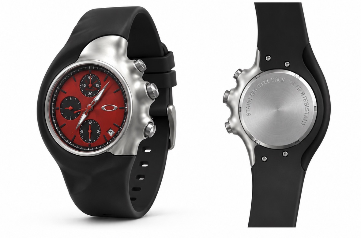 Detonate watch — front and caseback